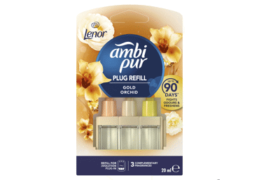 Electric air freshener replacement AMBI PUR 3Vol Gold Orchid RF, 20ml