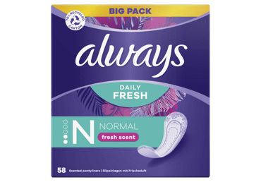 Higieniniai įklotai ALWAYS Normal, Fresh Scent, 58 vnt.