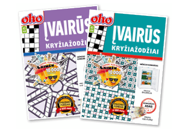 Žurnalas OHO ĮVAIRŪS KRYŽIAŽODŽIAI IR GALVOSŪKIAI, 1 vnt.