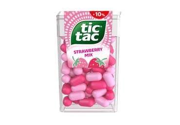 Конфеты TIC TAC, клубничный вкус, 54 г