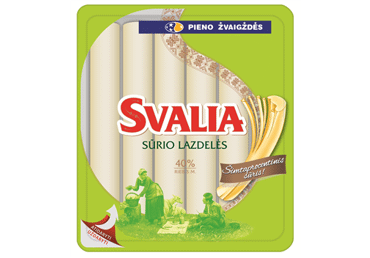 Sūrio lazdelės SVALIA, 40 % rieb. s. m., 140 g