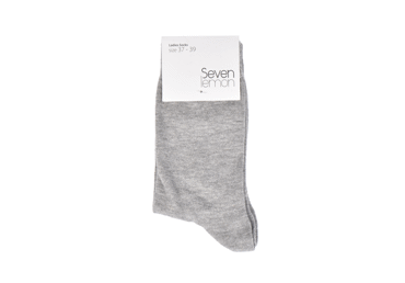 Moter. kojinės SEVEN LEMON, dydis 34-36, šv. pilkos, 1 pora, 1 vnt.