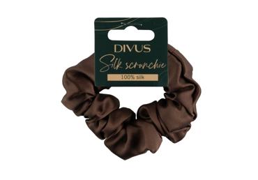 Šilkinė gumelė, DIVUS, midi, ruda, 1vnt.
