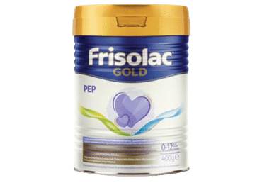 Молочная смесь для аллергичных младенцев FRISOLAC GOLD PEP (0-12 месяцев), 400 г