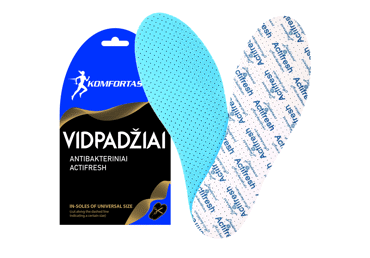 Antibakteriniai vidpadžiai ACTIFRESH, W-017, dydis universalus