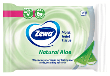Šlapias tualetinis popierius ZEWA ALOE VERA, 42 vnt.