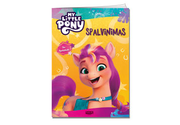 Knyga MY LITTLE PONY. SPALVINIMAS