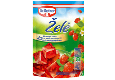Želė DR. OETKER, žemuogių skonio, 72 g