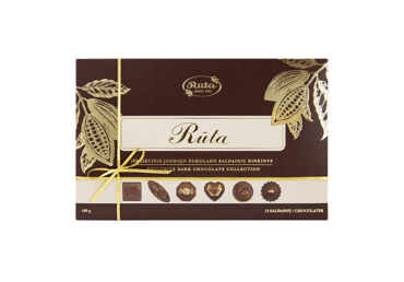 Набор конфет из темного шоколада RŪTA, 160 г