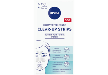 NIVEA Valomosios juostelės nosies porų valymui