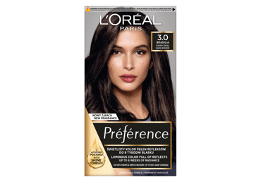 Plaukų dažai L'OREAL PREFERENCE BRASILIA 3B, 1 vnt.