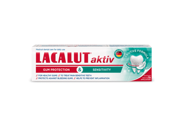 LACALUT sensitive- jautrūs dantys ir švelnus dantų balinimas 