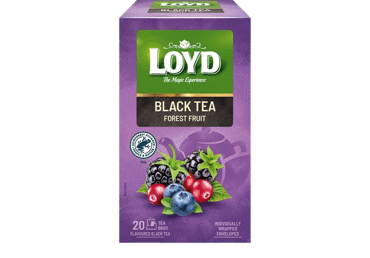 Чёрный чай LOYD, со вкусом лесных ягод, 34 г