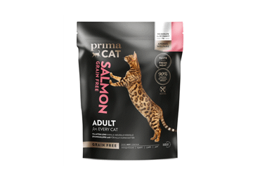 Sausas kačių ėdalas PRIMACAT GF su lašišomis, 400 g, 400 g