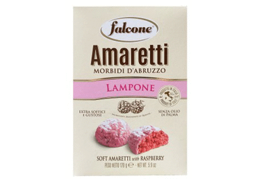 Sausainiai AMARETTI su avietėmis, 170 g