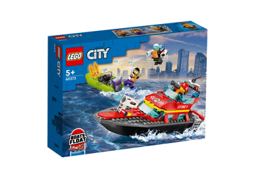 LEGO® City Ugniagesių kateris 60373 Konstruktoriaus rinkinys (144 dalys)