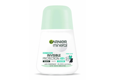 Moteriškas rutulinis dezodorantas GARNIER BLACK WHIT, 50 ml