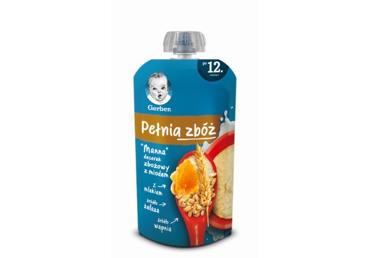 Baby puree GERBER with grains, honey flavor, 110 g