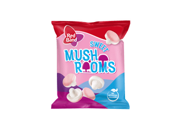 Gummies RED BAND SWEET MUSHROOMS, 100 g