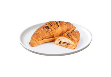 Kruasanas su saulėje džiov. pomidorais ir mocarelos sūriu, 90 g