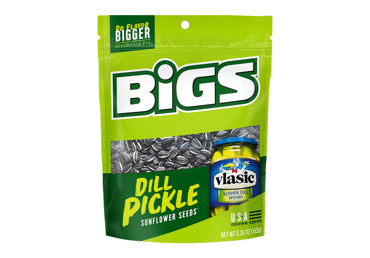 Roasted in-shell sunflower seeds BIGS VLASIC DILL PICKLE, 152 g