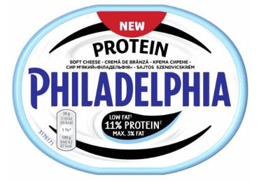 Tepamasis sūris PHILADELPHIA EXTRA PROTEIN, 2,5 % rieb., 175 g