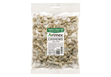 Anakardžių puselės FAMILY PACK ARIMEX, 600 g