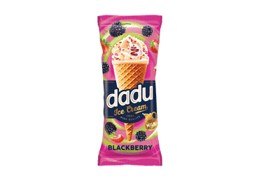 Ledai DADU su jogurtiniu glaistu ir gervuogų įdaru, 90 g
