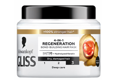 Plaukų kaukė GLISS 4IN1 REGENERATION, 400 ml