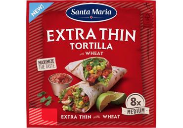 Plonos kvietinės tortilijos SANTA MARIA, 8 vnt., 244 g