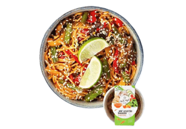 WOK azijietiški makaronai su daržovėmis, 300 g