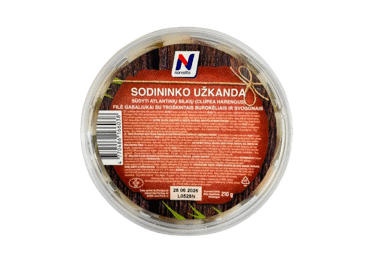 Sūd. atlant.silkių filė gab. su trošk.burokėliais, svogūnais, 210 g