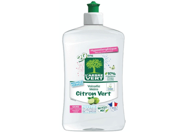 Indų ploviklis L'ARBRE VERT su žaliosiomis citrinomis, 500 ml