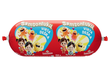 Boiled SAMSONIUKŲ sausage, a. r., 300 g