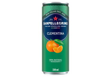 Sparkling juice drink SAN PELLEGRINO, mandarin flavor, 330 ml