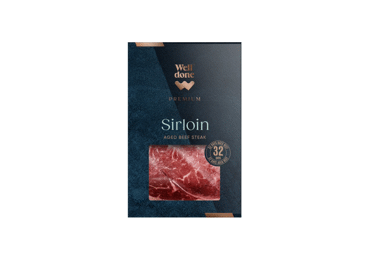 Dry aged beef loin steak WELL DONE PREMIUM, 220 g