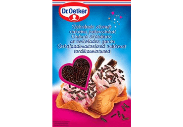 Šokoladiniai pabarstukai DR. OETKER, 80 g