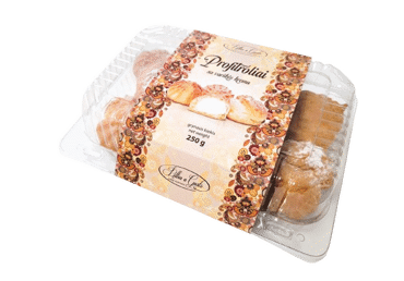 Profitroliai su varškės kremu, 250 g