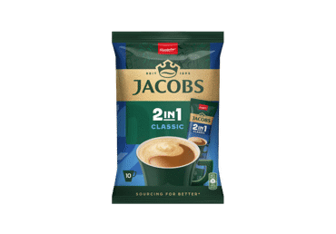 Instant coffee drink JACOBS 2IN1, 124 g