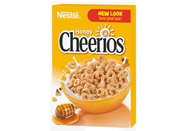 Зерновые кольца с медом NESTLE HONEY CHEERIOS, 375 г