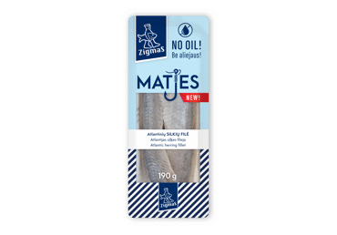 Silkių filė be aliejaus ZIGMAS MATES, 190 g