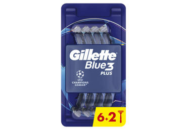 Vienkartiniai skustuvai GILLETTE BLUE 3 Plus Sport, 6+2vnt