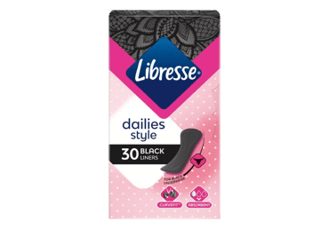 Higieniniai įklotai LIBRESSE NORMAL BLACK, 30 vnt.