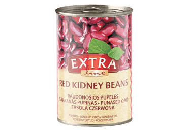 Konservuotos raudonosios pupelės EXTRA LINE, 400 g
