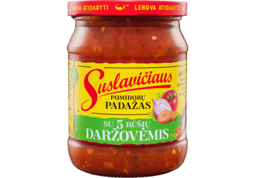 Daržovių padažas SUSLAVIČIAUS, 500 g