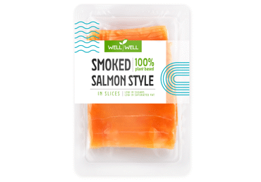 Augaliniai griežinėliai WELL WELL, lašišos skonio, 100 g