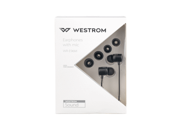 Ausinės su mikrofonu WESTROM, AUX, 1 vnt.