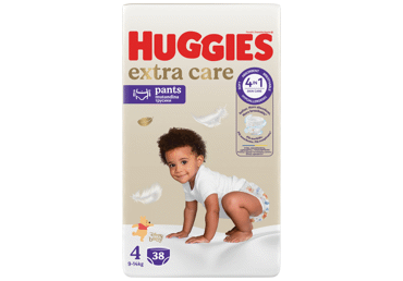 Sauskelnės kelnaitės HUGGIES EXTRA CARE S4, 9–14 kg, 38 vnt.

