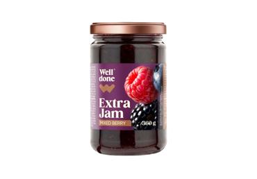 Įvairių uogų džemas WELL DONE, 360 g