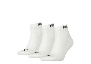 Sportės kojinės, PUMA, 39-42, baltos sp., 3 por.